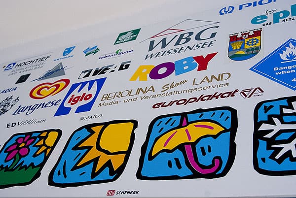 Folienplots ein-und mehrfarbig