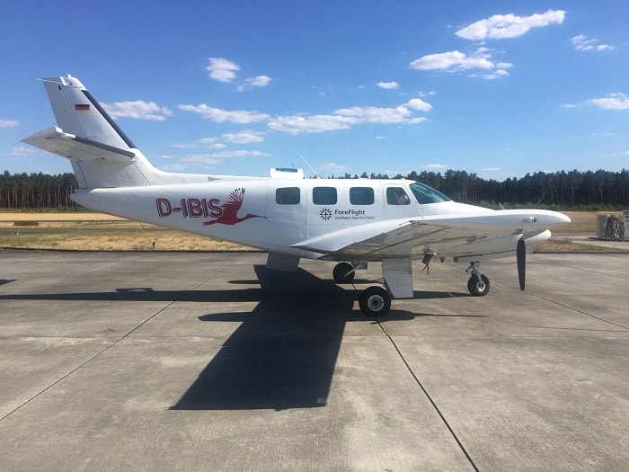 Folienbeschriftung auf Flugzeugen