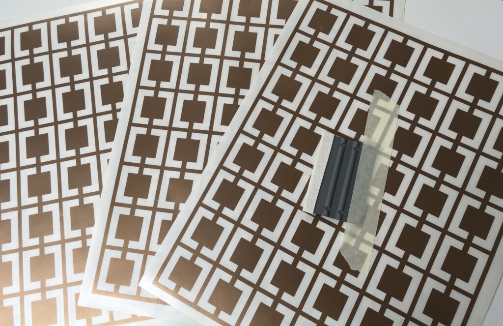 Folienplot einfarbig mit Übertragungsfolie